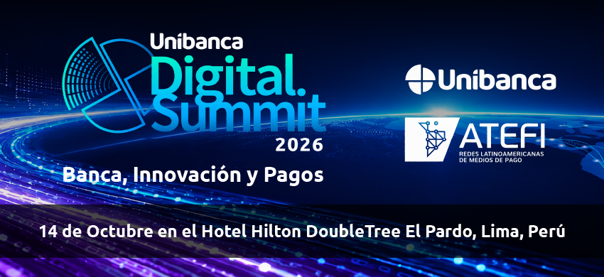Auriga en ATEFI Unibanca Digital Summit 2026 en Lima: IA, Video Banking y pagos contactless