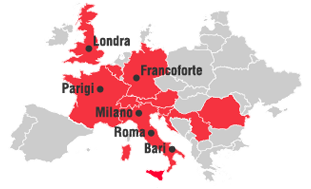 Sedi e presenza internazionale Auriga